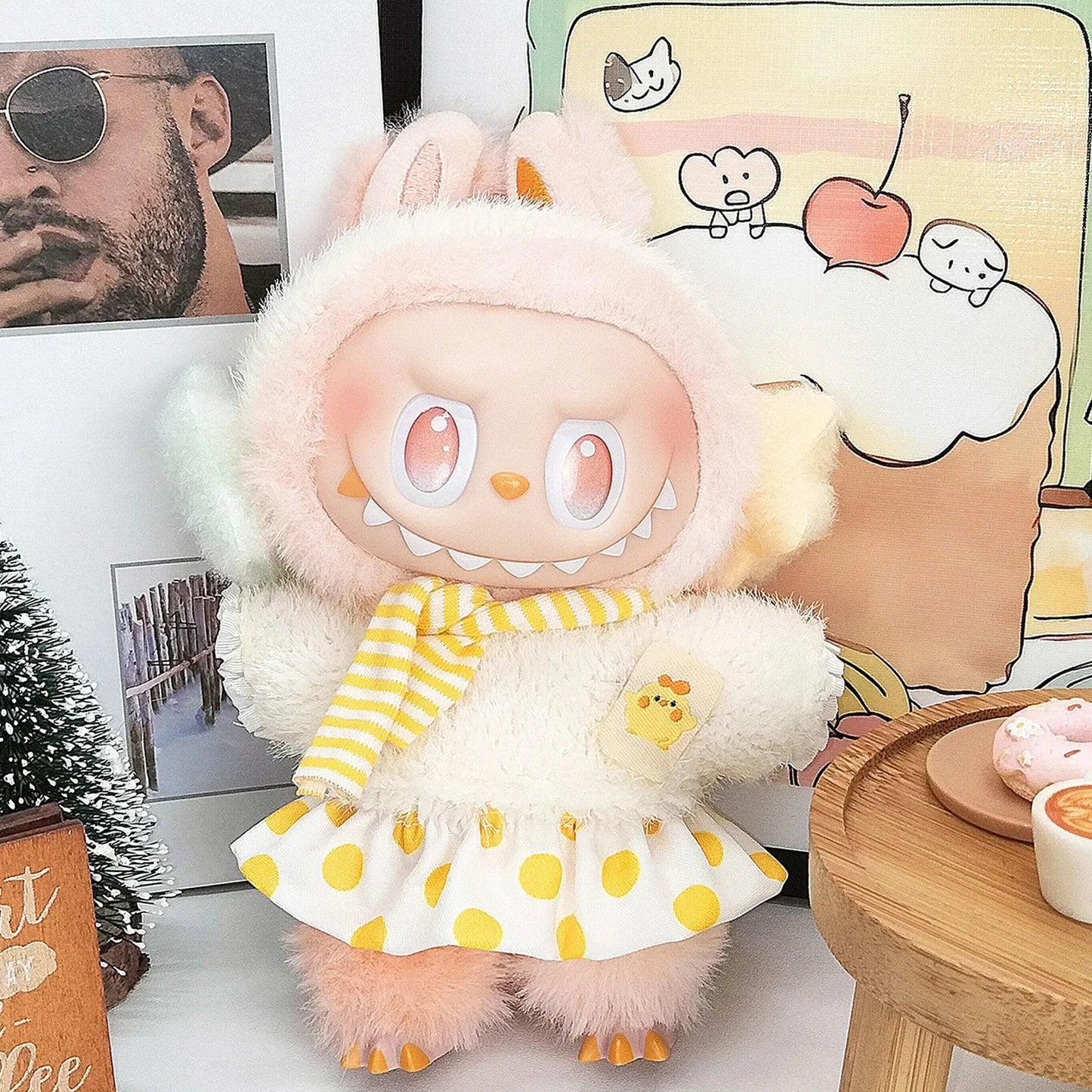 Roupinha Fashion para Boneca Labubu