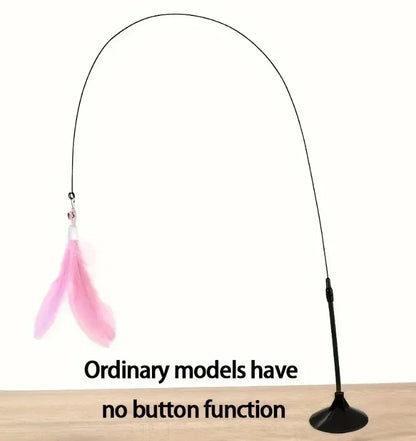 Brinquedo de pena para gatos